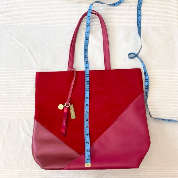 SHISEIDO Ginza Tokyo Large Red and Pink Tote Bag - Picture 10 of 11